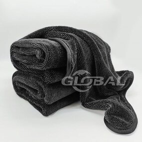 Microfiber Towel Manufacturer - Dual Sides 1400gsm Twisted Loop Drying Towel