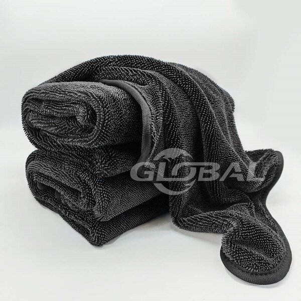 Microfiber Towel Manufacturer - Dual Sides 1400gsm Twisted Loop Drying Towel