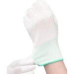 Work Safety Gloves Manufacturer - Hot Sale Carbon Fiber Anti-static ESD Finger Top Fit PU