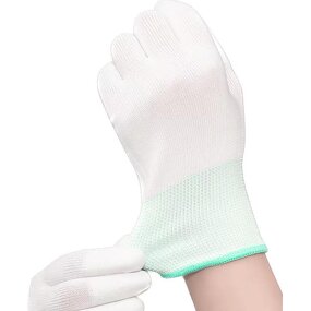 Work Safety Gloves Manufacturer - Hot Sale Carbon Fiber Anti-static ESD Finger Top Fit PU