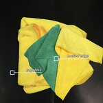 Microfiber Towels Manufacturer - Premium 16"x16" Yellow 36 Pack Plush 400 Gsm Edgeless