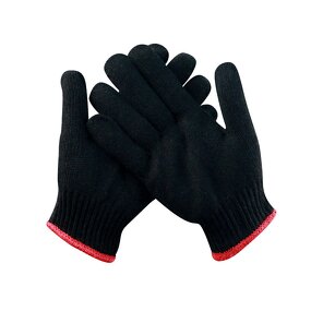 Work Safety Gloves Manufacturer - Hot Selling Wear-resisting Durable Black 100% Cotton
