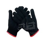 Work Safety Gloves Manufacturer - Hot Sale Durable Thickening Black Knitting for Industrial