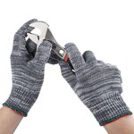 Cotton Gloves Manufacturer - High Quality Durable 700g Grey Heavy Work Industrial