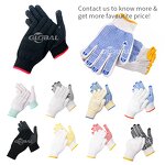 Safety Gloves Manufacturer - Factory Hot Sale Colored Cotton Knitted Grey for General Work