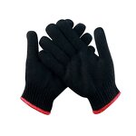 Work Safety Gloves Manufacturer - Hot Sale Durable Thickening Black Knitting for Industrial