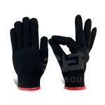 Work Safety Gloves Manufacturer - Hot Sale Durable Thickening Black Knitting for Industrial