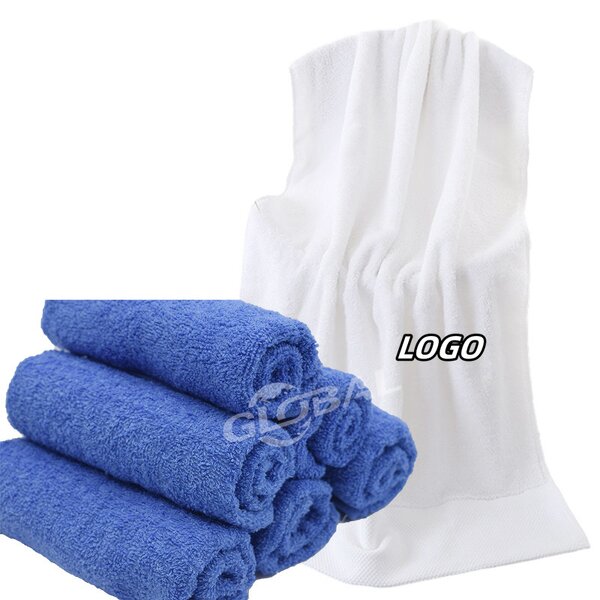 Cotton Towels Manufacturer - Cheap Customized Logo Classical Plain Soft 30*30 70*140 Pure