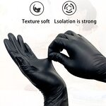 Nitrile Gloves Manufacturer - RTS High Quality Factory Price Black Powder Free Disposable