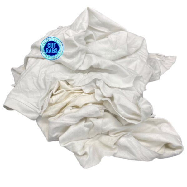Cleaning Rags Manufacturer - Grade A 10-25kg Industrial Oil Absorbent White t Shirt Cotton Scraps