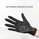 Nitrile Gloves Manufacturer - 100 Pcs Box 4mil 6mil Black Pure Examination Industrial