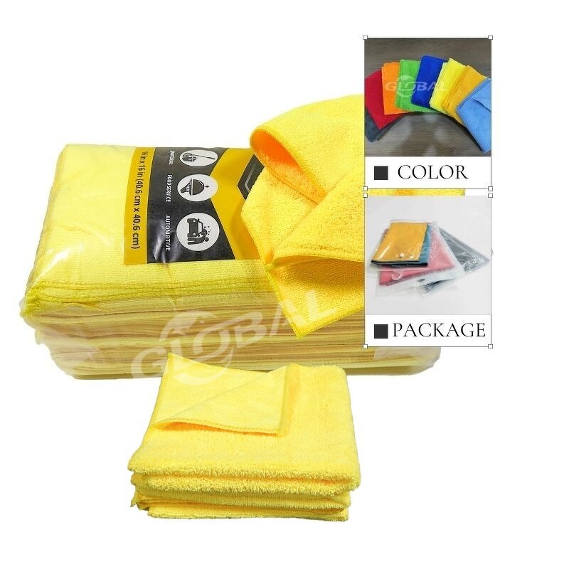 Car Detailing Towel Manufacturer - High Quality 36 Pcs Pack High Low Pile 16" X 16"