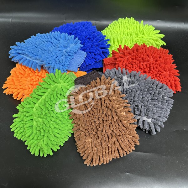 Car Wash Mitt Manufacturer - Chenille Double-Sided Coral Floss Quick-Dry for Home