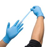 Nitrile Gloves Manufacturer - Examination Powder Free Blue 5mil Disposable