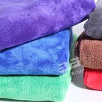 Microfiber Towel Manufacturer - Customized logo 70*140CM Car Wash Cloth in Bulk