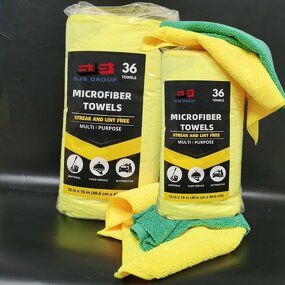 Car Wash Towel Manufacturer - 36 Pack 40*40 cm High Low Plush 16*16 Inch for Detail