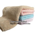 Bath Towels Manufacturer - Factory Supply Custom Classical Plain 30*30 70*140cm 100% Cotton