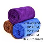 Microfiber Towel Manufacturer - Wholesale 30*30cm 400gsm Drying Towel with Custom Logo
