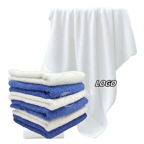 Towel Set Manufacturer - Custom Logo Classical Plain 30*30cm 70*140cm Cotton for Travel Sports