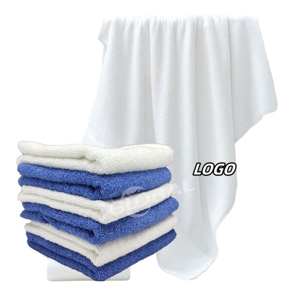 Towel Set Manufacturer - Custom Logo Classical Plain 30*30cm 70*140cm Cotton for Travel Sports