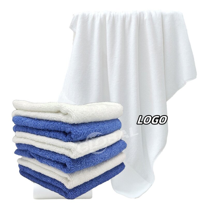 Towel Set Manufacturer - Custom Logo Classical Plain 30*30cm 70*140cm Cotton for Travel Sports