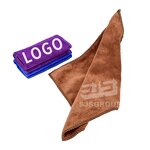 Microfiber Towel Manufacturer - High-density Customization Logo 30x30 40x40 for Car