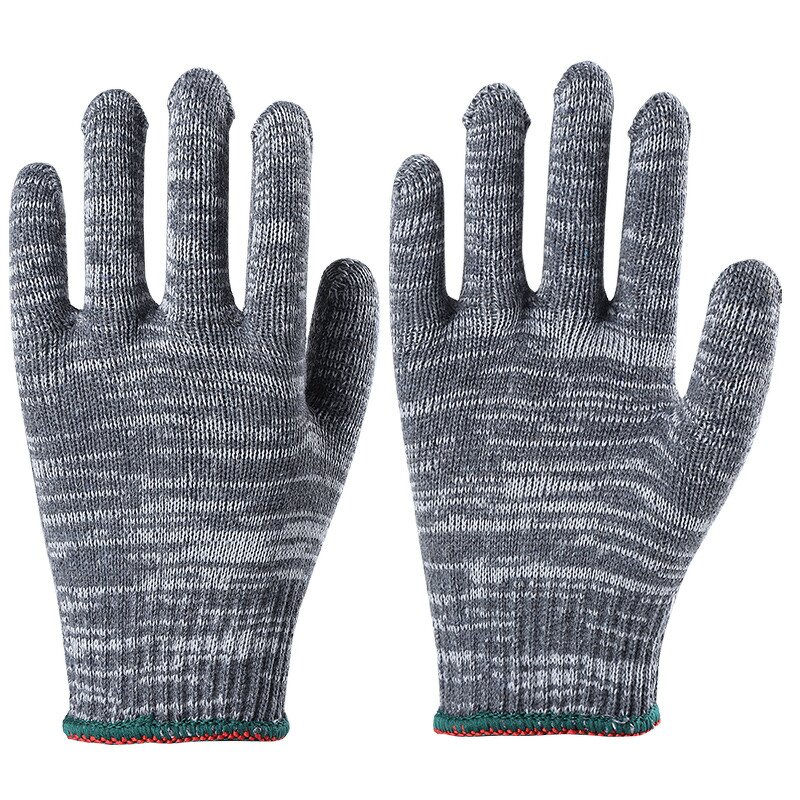 Cotton Gloves Manufacturer - High Quality Durable 700g Grey Heavy Work Industrial
