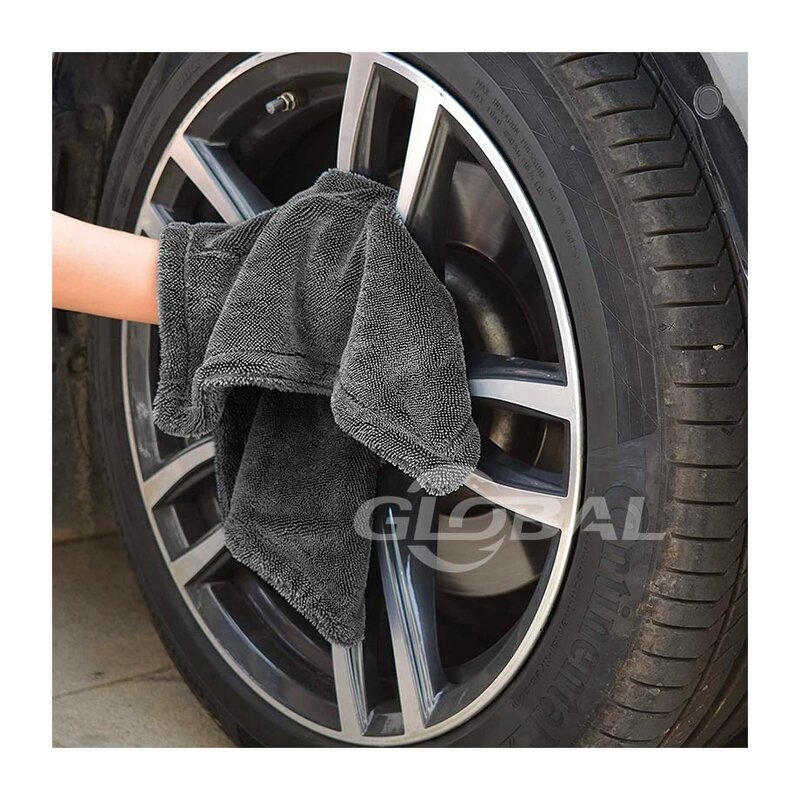 Car Towel Manufacturer - 40*40 60x90 Plush Drying Cloth 1200-1400gsm for Wash