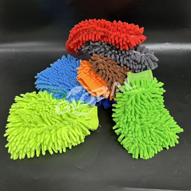 Car Wash Mitt Manufacturer - Microfiber Chenille Wool Glove 26*17cm for Auto