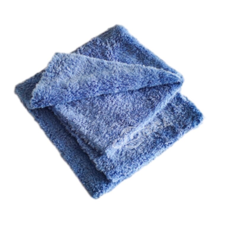 Car Towel Manufacturer - Coral Fleece 500gsm Edgeless 40x40 with Embossed logo
