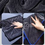 Microfiber Towel Manufacturer - Dual Sides 1400gsm Twisted Loop Drying Towel