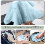 Cleaning Cloth Manufacturer - RTS 25*25CM Reusable Microfiber Rolls for Kitchen Dishes