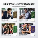 Solid Cologne Set Manufacturer - OEM ODM 4 Pack for Men with Cedar Clary Sage Sandalwood