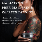 Tattoo Aftercare Balm Manufacturer - MELAO Herbal Private Label Keeps Fresh Ink Nourished