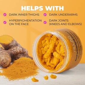 Turmeric Scrub Manufacturer - for Dark Spots Brightening Inner Thighs Bikini Area Underarms
