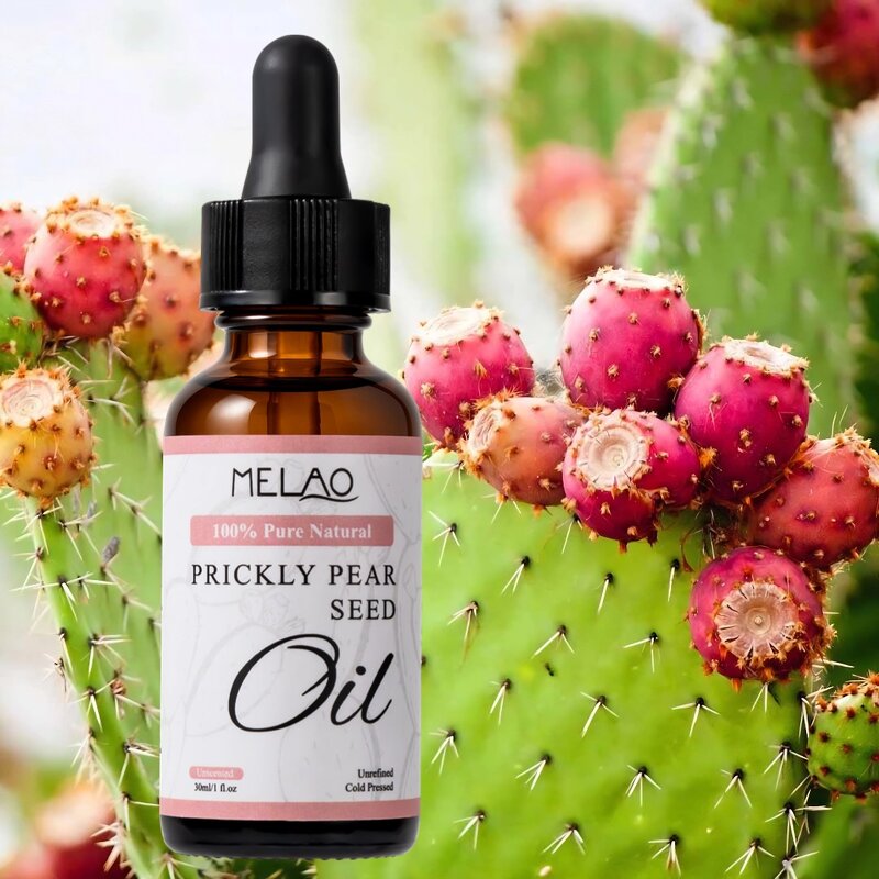 Prickly Pear Oil Manufacturer - 100% Pure Vegan for Dry Skin & Body Non-Sticky Cold Pressed