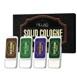 Solid Cologne Set Manufacturer - OEM ODM 4 Pack for Men with Cedar Clary Sage Sandalwood
