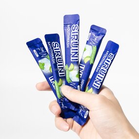 Mouthwash Manufacturer - Packet Menthol Strip Portable Disposable Packs for Travel Hotel