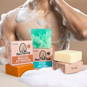 Man Soap Manufacturer - OEM No Harmful Chemicals All Natural Moisturizing Handmade Bar