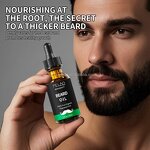 Beard Growth Oil Manufacturer - Private Label 30ml Herbal Organic Moisturizer for Men