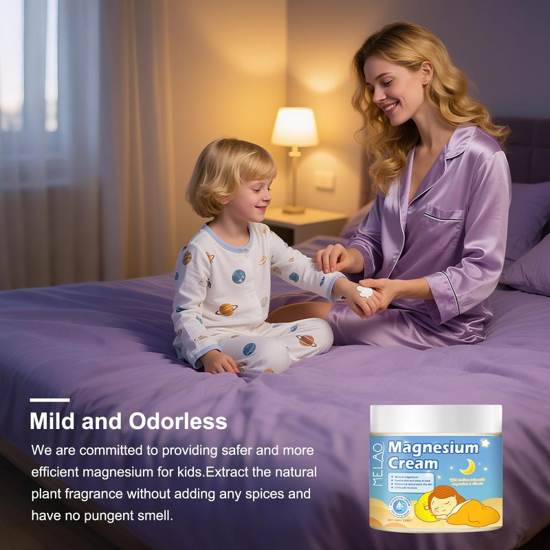 Magnesium Cream Manufacturer - MELAO OEM Lavender for Children Skin Care & Sleep Aid