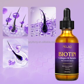 Hair Growth Serum Manufacturer - Biotin Collagen Peptides Rapid Nourishes Scalp Water Based