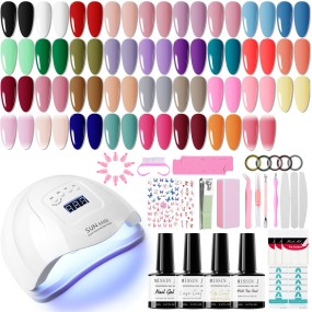 UV Gel Nail Polish Factory - 35 Color Matte Glossy Top Coat