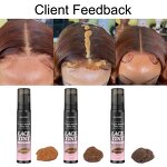 Lace Tint Mousse Manufacturer - Quick Dry Foam Dark Brown Skin Tone Matching