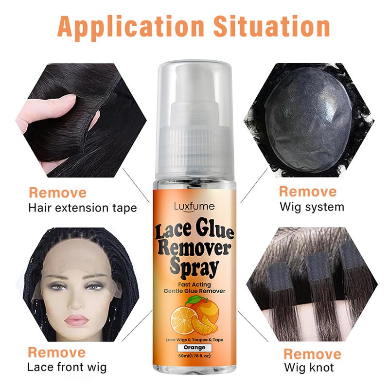 Lace Glue Remover Spray Manufacturer - Fast-acting Dissolve Remove Residue-free