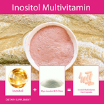 OEM Wholesale Inositol Multivitamin Capsules Improve Immunity Happy Hormones Supplements Vitamin 120 Beauty Products Adults