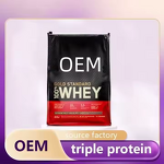 Whey Protein Powder Manufacturer - OEM 100% Organic Gold Standard, Muscle Building BCAAs Included for Adults