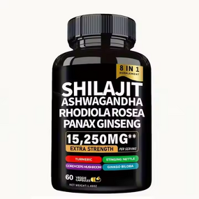 Herbal Extract Capsules Manufacturer - All-in-One Shilajit/Rhodiola Rosea/Ginseng/Ashwagandha, Private Label