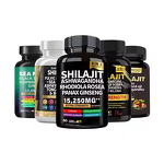 Herbal Extract Capsules Manufacturer - All-in-One Shilajit/Rhodiola Rosea/Ginseng/Ashwagandha, Private Label