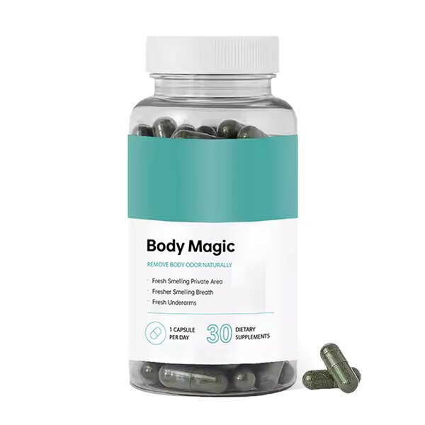 Chlorophyll Capsules Manufacturer - Adult-Friendly Body Magic, Private Label Parsley Leaf, One Bottle
